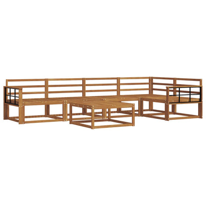 Set di divani da esterno 6 pcs Naturale | homemem39