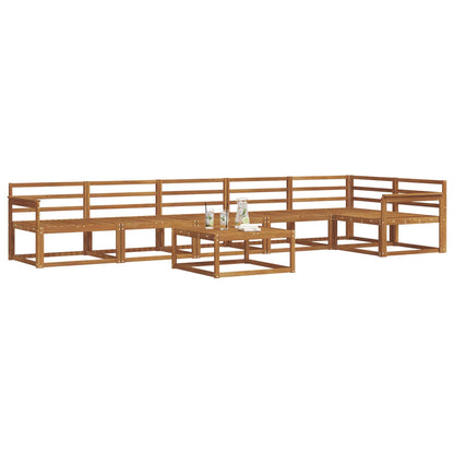 Set di divani da esterno 7 pcs Naturale | homemem39