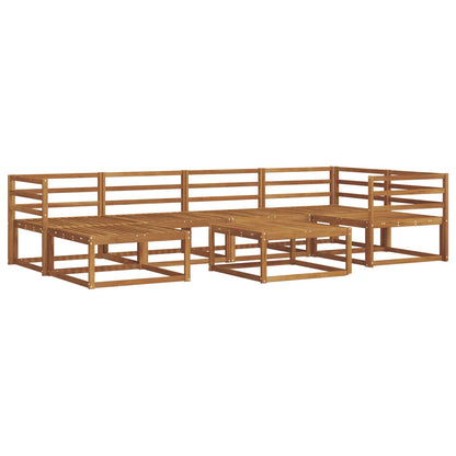 Set di divani da esterno 7 pcs Naturale | homemem39