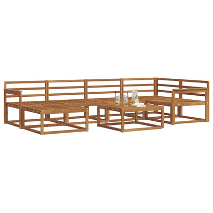 Set di divani da esterno 7 pcs Naturale | homemem39