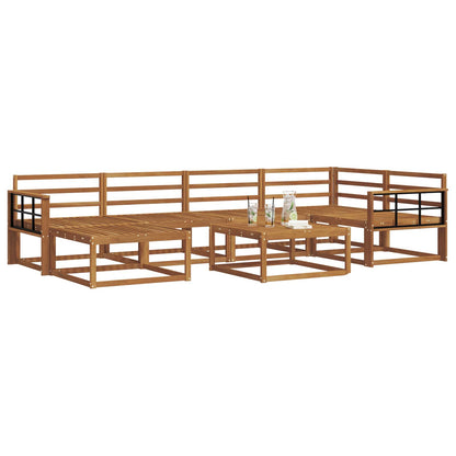 Set di divani da esterno 7 pcs Naturale | homemem39