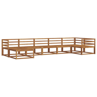 Set di divani da esterno 7 pcs Naturale | homemem39