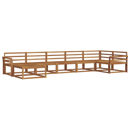 Set di divani da esterno 7 pcs Naturale | homemem39
