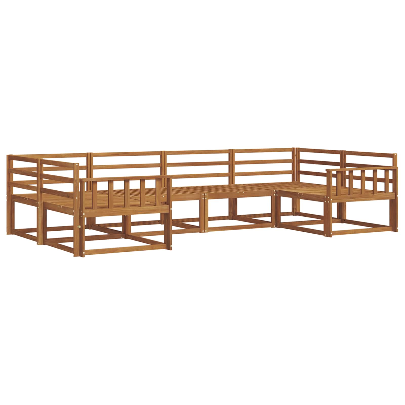 Set di divani da esterno 6 pcs Naturale | homemem39