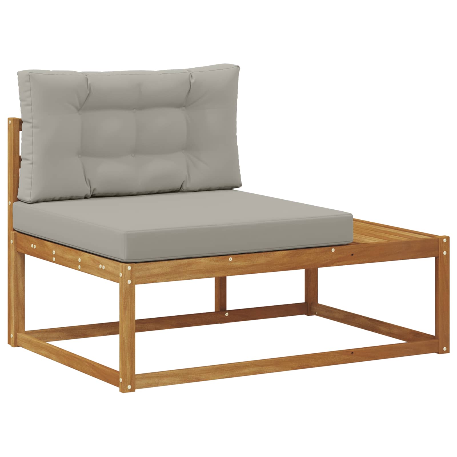 Set di divani da esterno con cuscino Grigio Naturale e Chiaro | homemem39