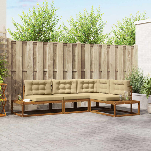 Set di divani da esterno Naturale e Beige | homemem39