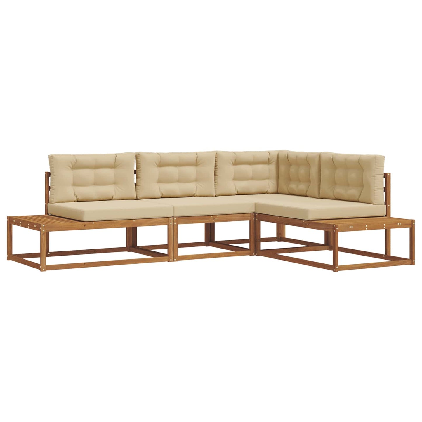 Set di divani da esterno Naturale e Beige | homemem39