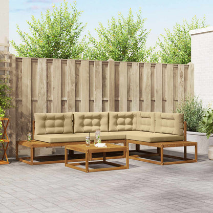 Set di divani da esterno Naturale e Beige | homemem39