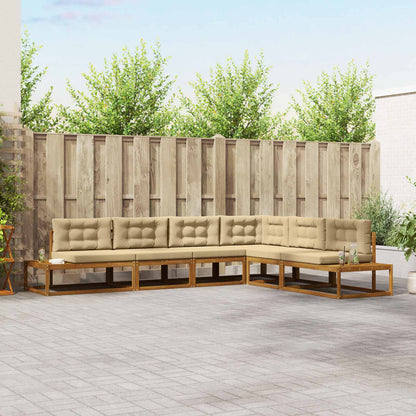 Set di divani da esterno Naturale e Beige | homemem39