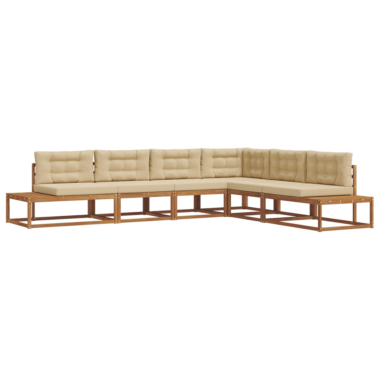 Set di divani da esterno Naturale e Beige | homemem39