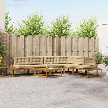 Set di divani da esterno Naturale e Beige | homemem39