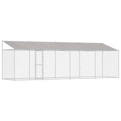 Gabbia per cani Argento 800 x 200 x 256 cm Acciaio zincato