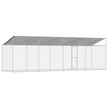 Gabbia per cani Argento 800 x 200 x 256 cm Acciaio zincato