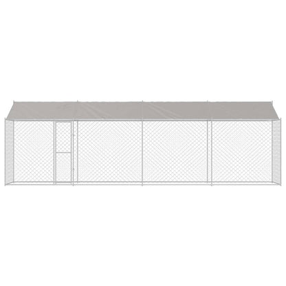 Gabbia per cani Argento 800 x 200 x 256 cm Acciaio zincato