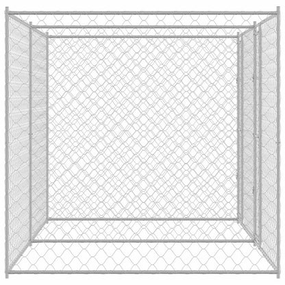 Gabbia per cani Argento 400 x 200 x 200 cm Acciaio zincato | homemem39
