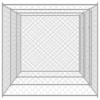 Gabbia per cani Argento 600 x 200 x 200 cm Acciaio zincato
