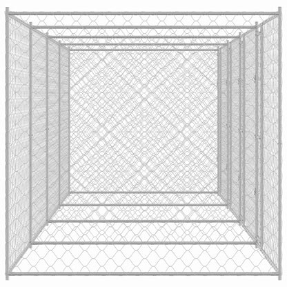 Gabbia per cani Argento 800 x 200 x 200 cm Acciaio zincato | homemem39