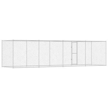 Gabbia per cani Argento 800 x 200 x 256 cm Acciaio zincato