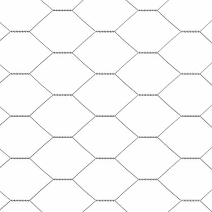 Gabbia per polli Argento 400 x 200 x 198.5 cm Acciaio zincato