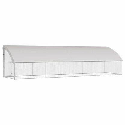 Gabbia per polli Argento 800 x 200 x 198.5 cm Acciaio zincato