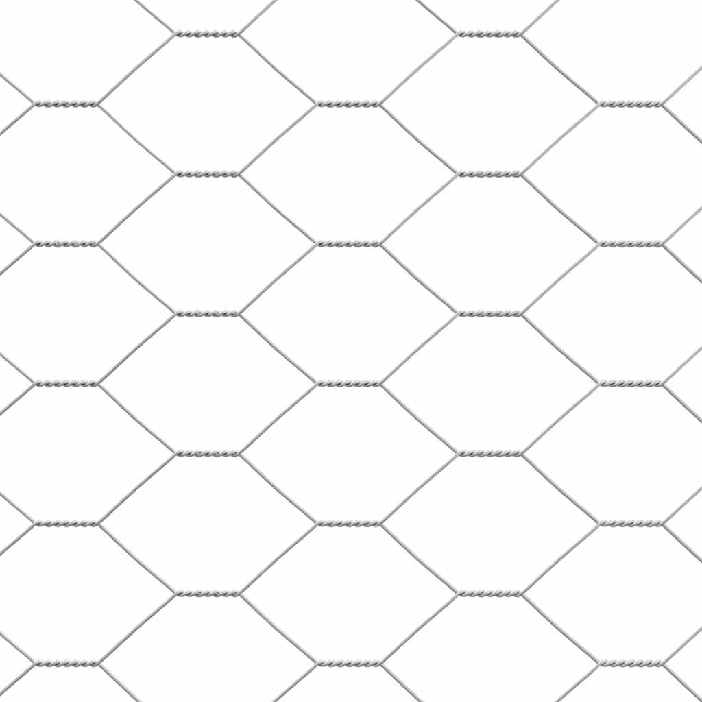 Gabbia per polli Argento 600 x 200 x 198.5 cm Acciaio zincato