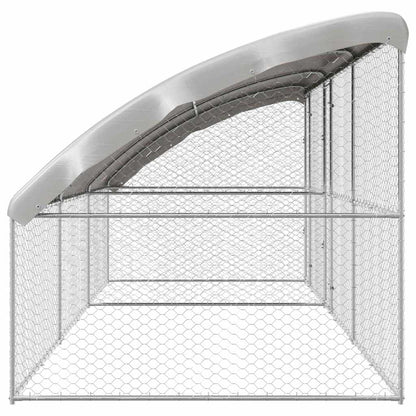 Cuccia per cani 3 pcs Argento 6 x 2 x 2 m Acciaio zincato | homemem39