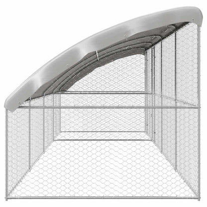 Cuccia per cani 4 pcs Argento 8 x 2 x 2 m Acciaio zincato | homemem39