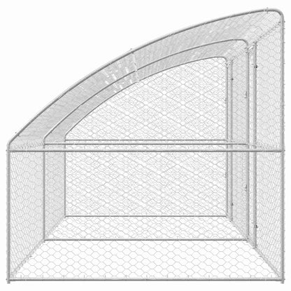 Cuccia per cani 2 pcs Argento 4 x 2 x 2 m Acciaio