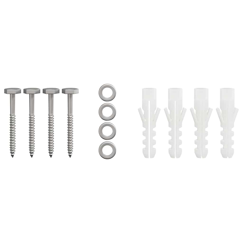 Cappello per Camino Argento 59.5 x 50 x 36.5 cm