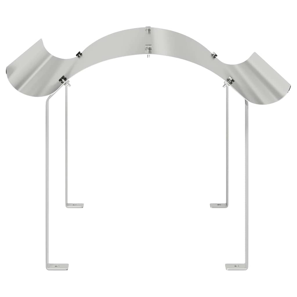 Cappello per Camino Argento 59.5 x 50 x 36.5 cm