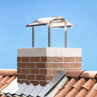 Cappa Camino Argento 40 x 40 x 37.5 cm Acciaio inossidabile