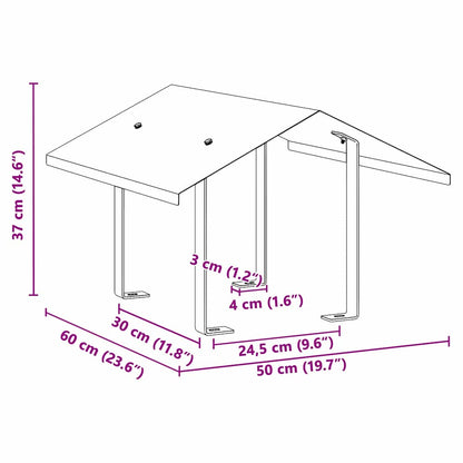 Cappa Camino Argento 50 x 60 x 37 cm Acciaio inossidabile