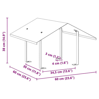 Cappa Camino Argento 60 x 60 x 38 cm Acciaio inossidabile