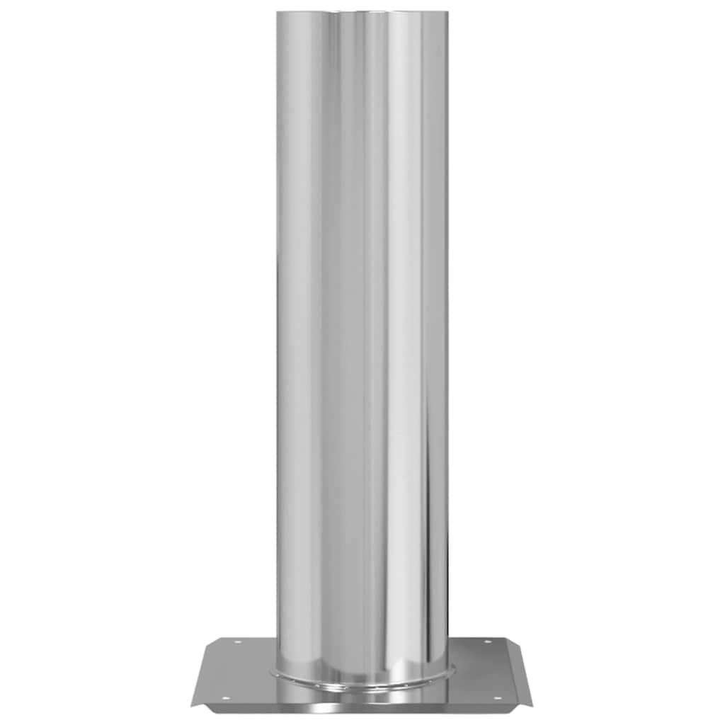 Estensione della Testa del Camino Argento 24 x 24 x 50 cm