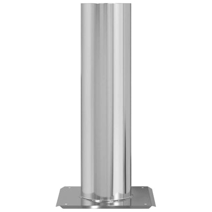 Estensione della Testa del Camino Argento 24 x 24 x 50 cm