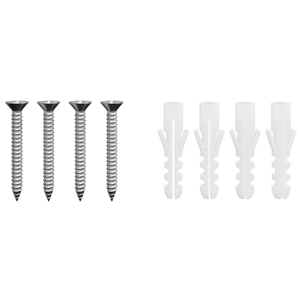 Estensione della Testa del Camino Argento 26 x 26 x 50 cm