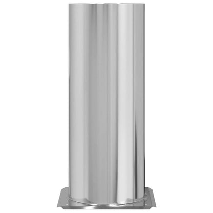 Estensione della Testa del Camino Argento 31 x 31 x 50 cm