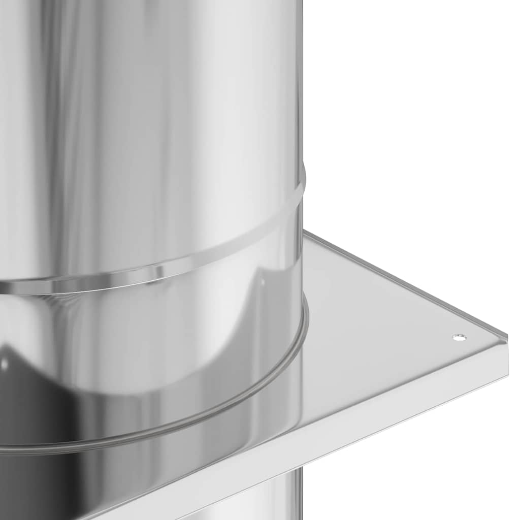 Estensione Camino Argento 35 x 35 x 65 cm Acciaio inossidabile | homemem39