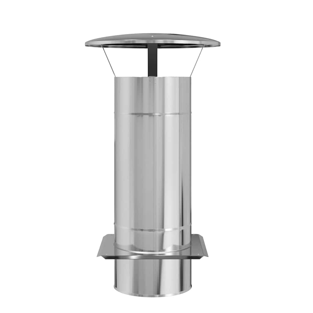 Estensione Camino Argento 35 x 35 x 65 cm Acciaio inossidabile | homemem39