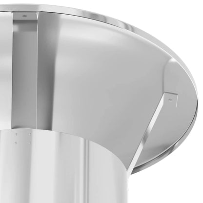 Estensione Camino Argento 35 x 35 x 82 cm Acciaio inossidabile