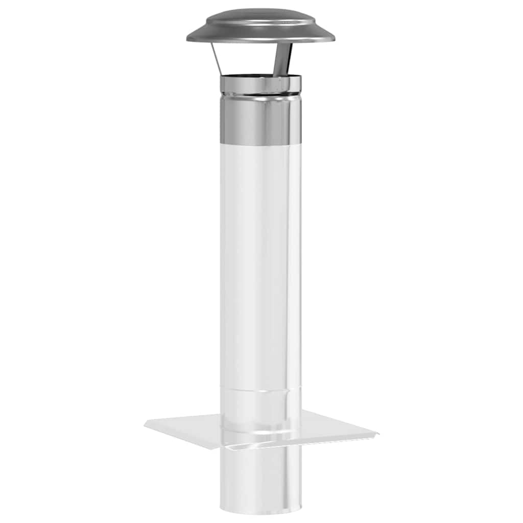 Copertura per Camino Argento 20 x 20 x 18 cm