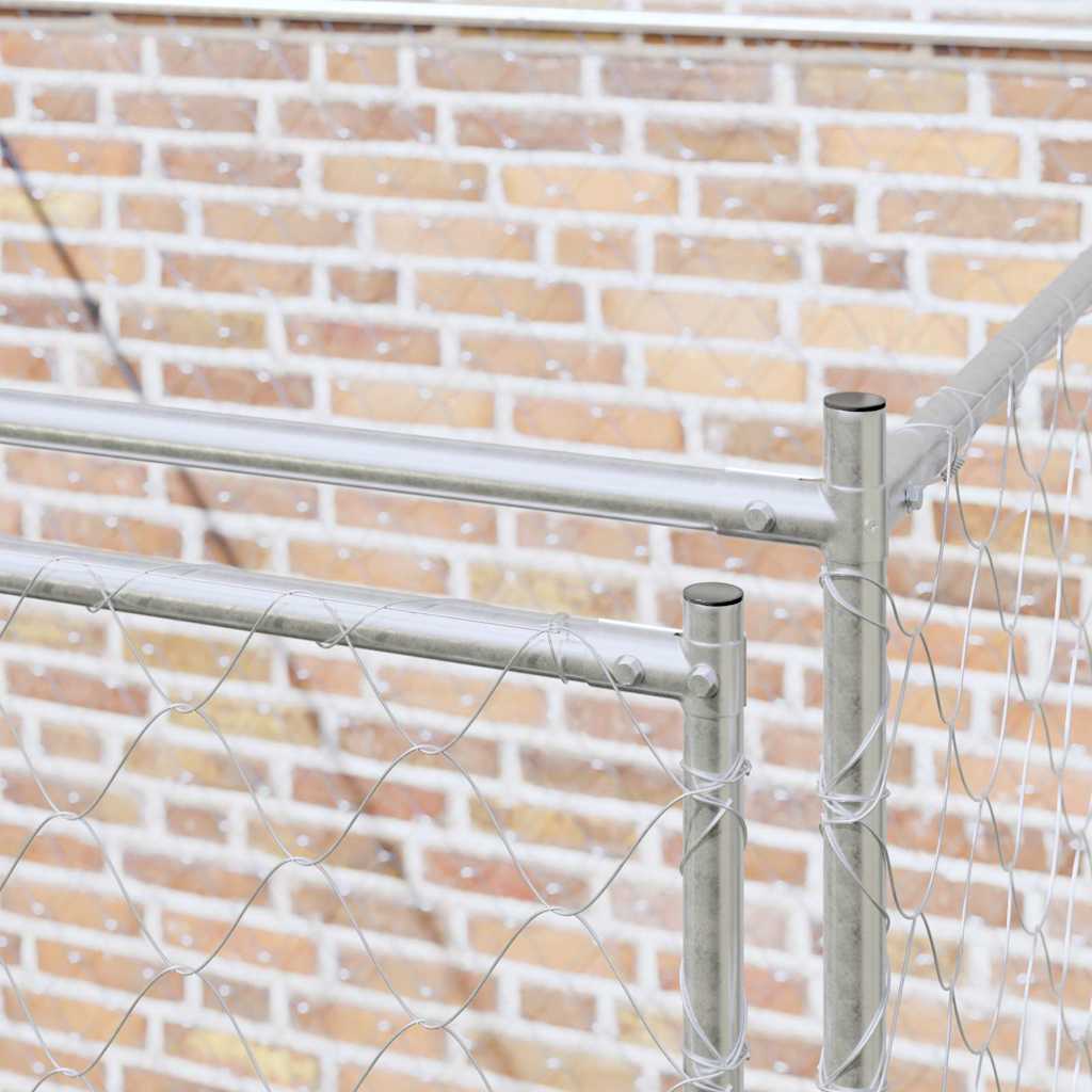 Gabbia per cani 2 x 2 x 2 m Acciaio