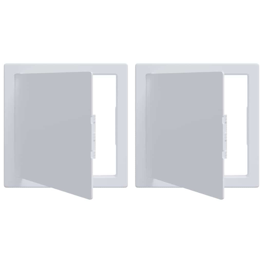 Pannelli di Accesso 2 pcs Bianco 15 x 15 cm Plastica ABS