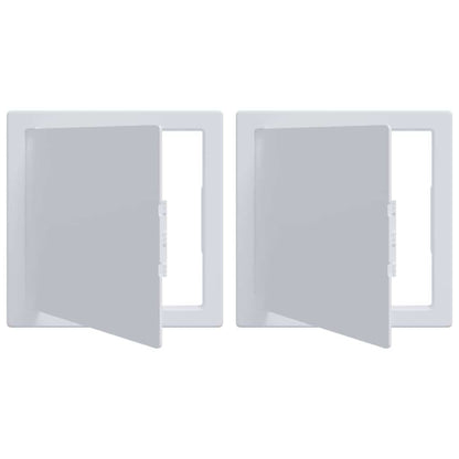 Pannelli di Accesso 2 pcs Bianco 15 x 15 cm Plastica ABS