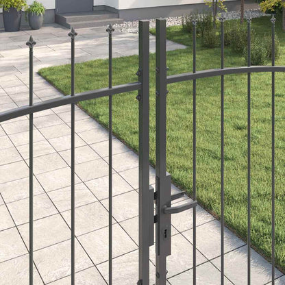 Cancello Doppio Woerden Grigio 299,5 x 224,5 cm Acciaio | homemem39