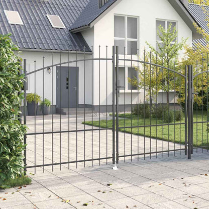 Cancello Doppio Woerden Grigio 299,5 x 224,5 cm Acciaio | homemem39
