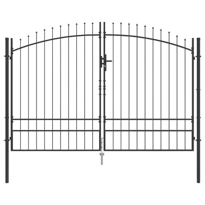 Cancello Doppio Woerden Grigio 299,5 x 249,5 cm Acciaio | homemem39