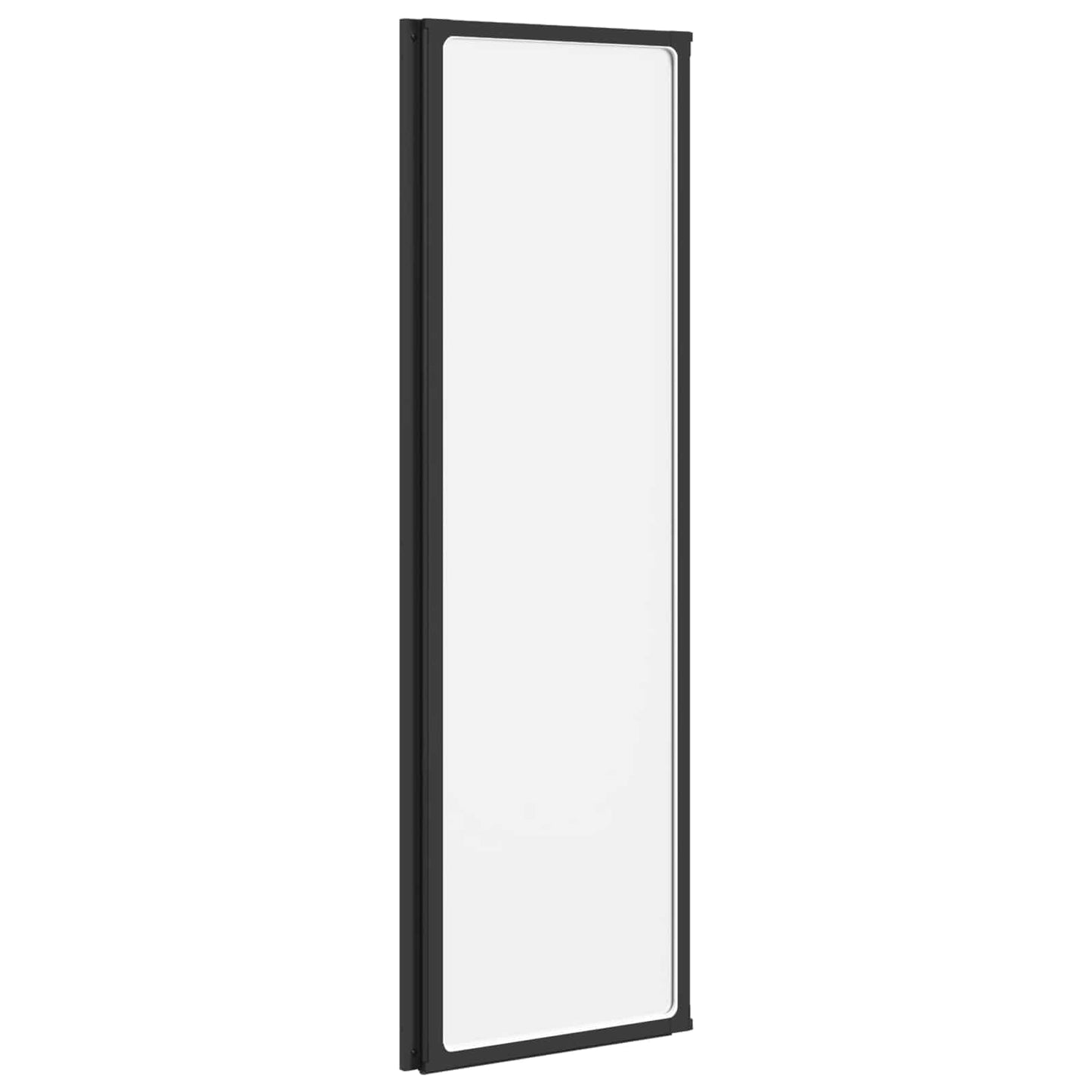 Parete doccia Nero 132 x 2 x 140 cm Alluminio e PP | homemem39