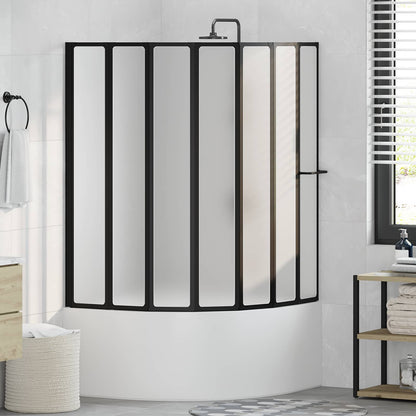 Parete doccia Nero 168 x 140 cm Alluminio | homemem39