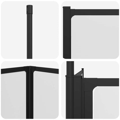Parete doccia Bianco 120 x 70 x 137 cm Alluminio | homemem39